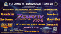 ZENFOX 2K26 National Level Technical Symposium Poster